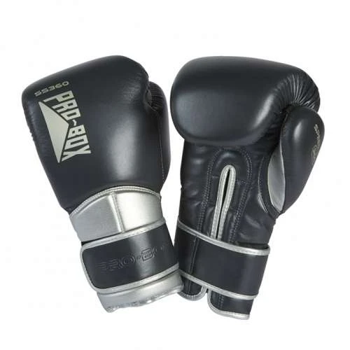 Pro-Box Speed-Lite Sparring Gloves – Black/Gunmetal/Silver 1 Pro-Box Speed-Lite Sparring Gloves – Black/Gunmetal/Silver