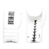 Tuf Wear Infinity Leather Lace-Up Gloves – White