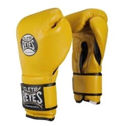 Cleto Reyes Hook And Loop Sparring Gloves – Yellow