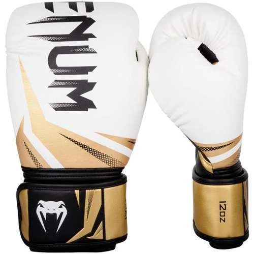 Venum Challenger 3.0 Boxing Glove β White/Black/Gold 1 Venum Challenger 3.0 Boxing Glove β White/Black/Gold