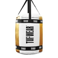 Tuf Wear Mammoth Punch Bag – White/Gold
