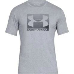 Under Armour Boxed Style Logo T-Shirt ā Grey