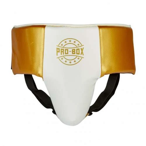 Pro-Box Champ Spar Abdo Guard – White/Gold 1 Pro-Box Champ Spar Abdo Guard – White/Gold