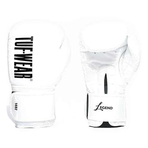 Tuf Wear Legend Leather Sparring Glove – New Design White 1 Tuf Wear Legend Leather Sparring Glove – New Design White