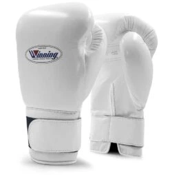 Winning MS Training Hook&Loop Boxing Gloves – White