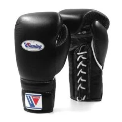 Winning MS Training Gloves Lace Up – Black
