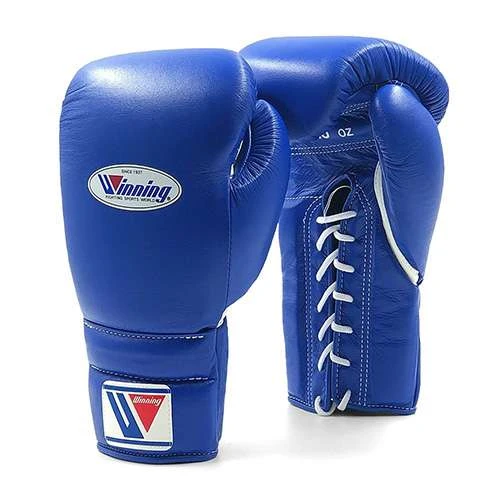 Winning MS Training Gloves Lace Up – Blue 1 Winning MS Training Gloves Lace Up – Blue