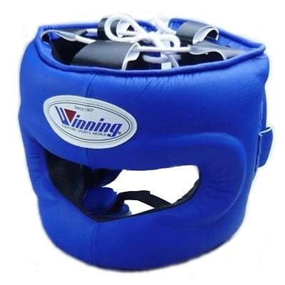 Winning FG-5000 Full Face Bar Headguard – Blue 1 Winning FG-5000 Full Face Bar Headguard – Blue