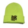 Sugar Ray’s Fold Over Boxing Wooly Hat/Beanie – Luminous Yellow