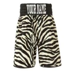 Zebra Style Boxing Shorts